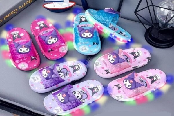 Huarache Infantil Kuromi Luces Led