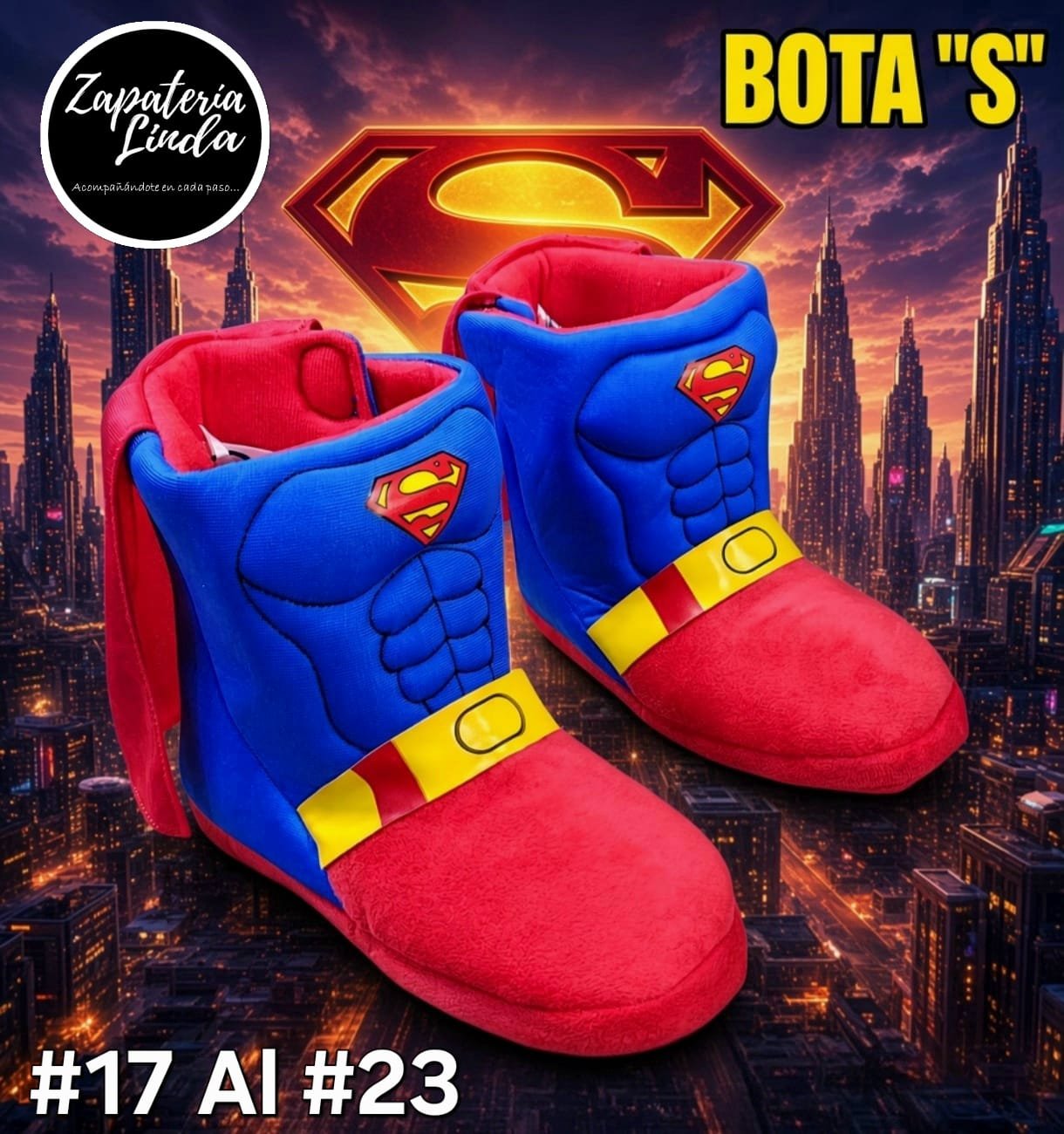 Pantufla Infantil Bota Superman