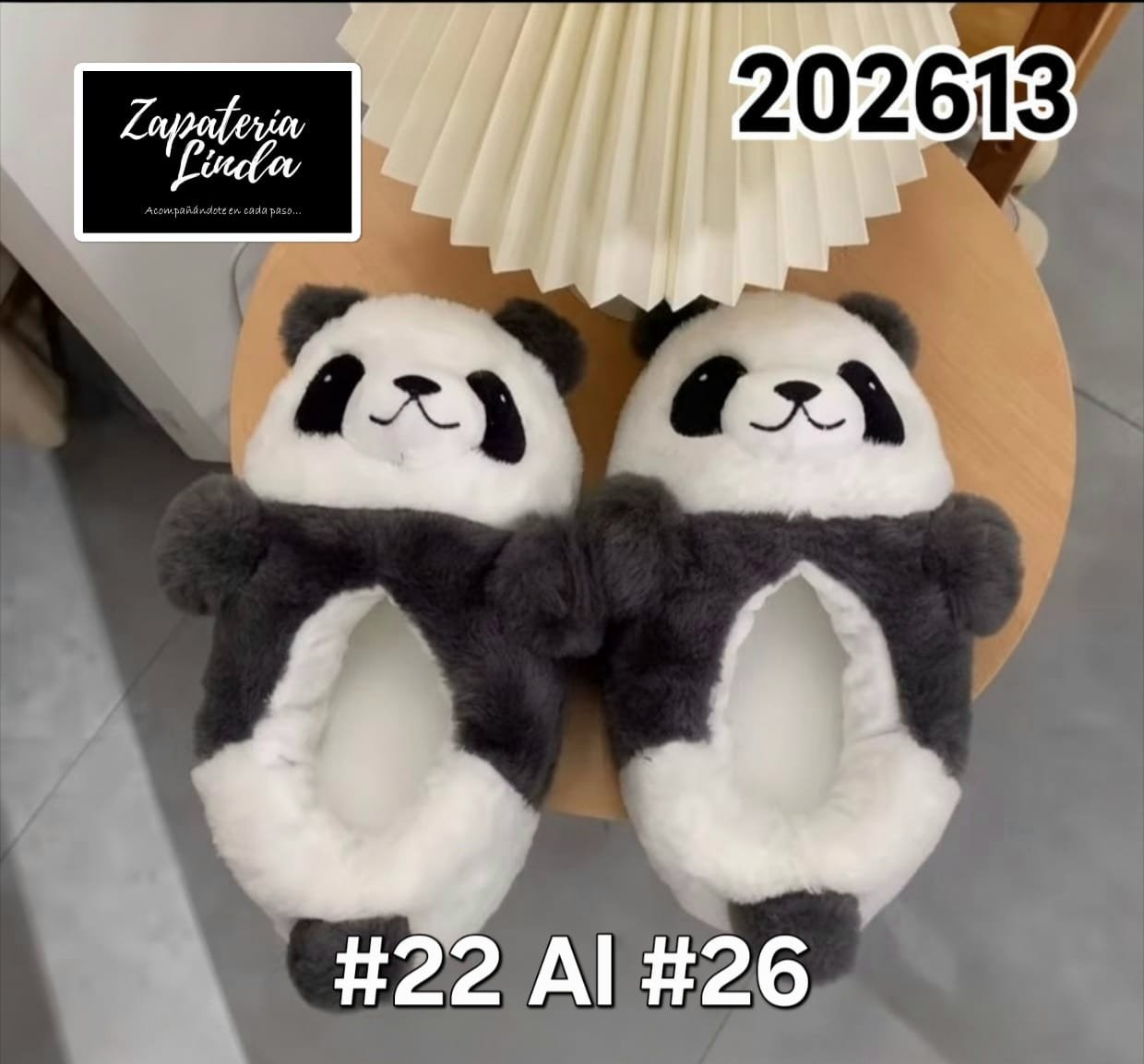 Pantufla Oso Panda Premium