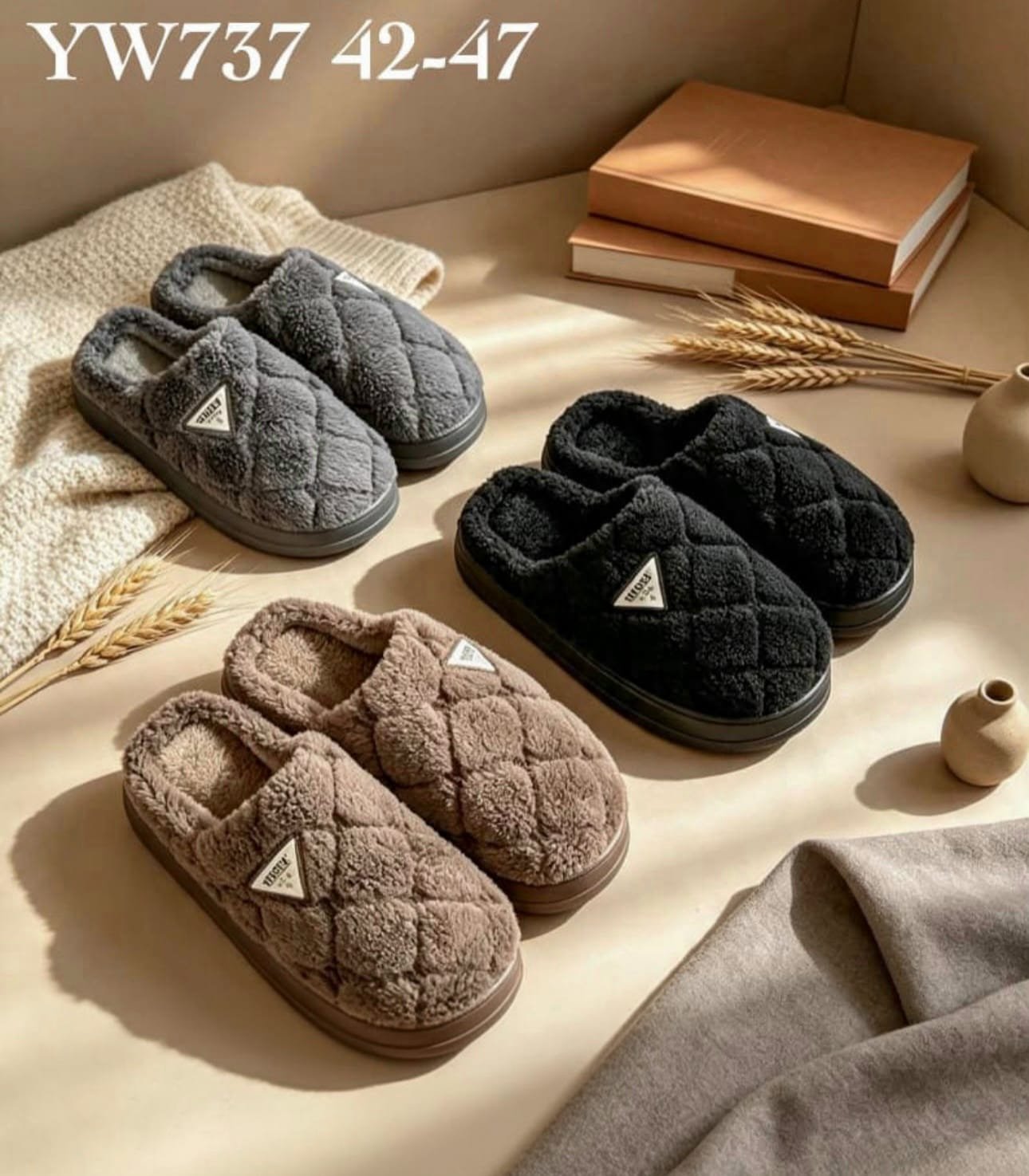 Pantufla Caballero Sport Hua Afelpada