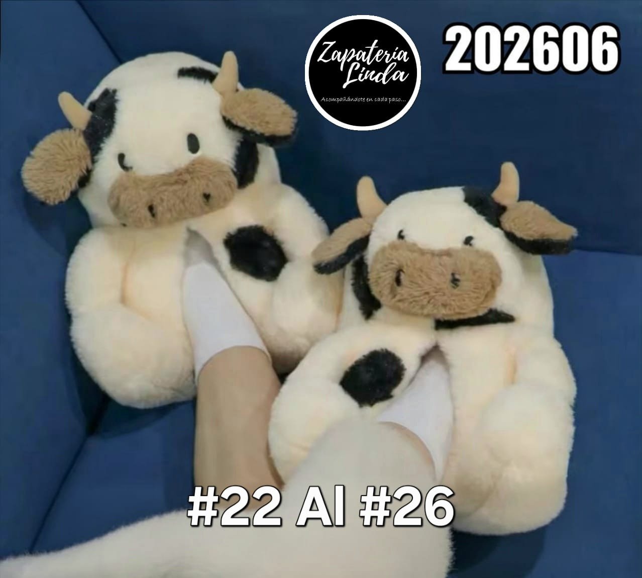 Pantufla Vaca Cuerpo Completo Premium